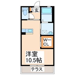 西原一番館の物件間取画像